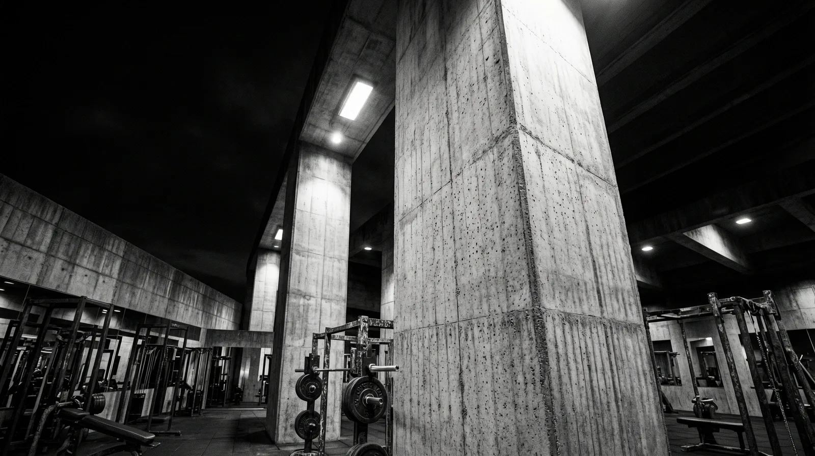 Brutalist monolith